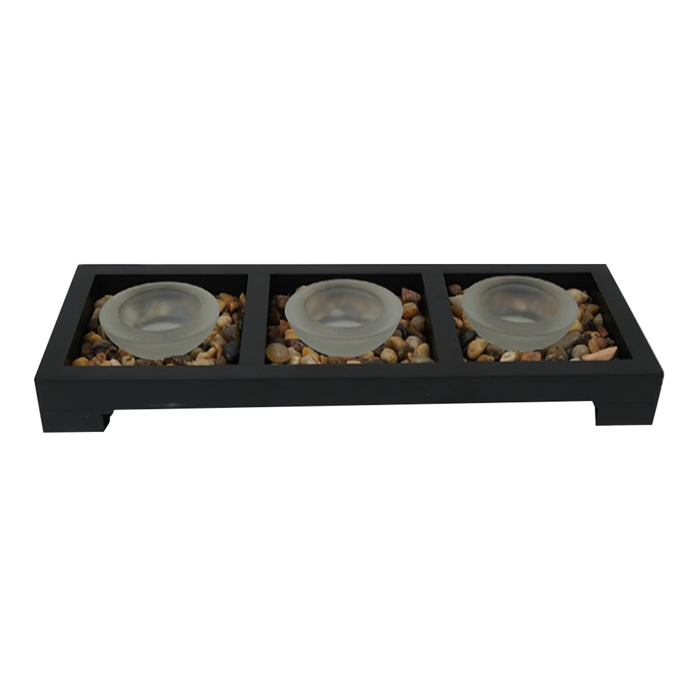 Coffee Tea Holders - 1 set di portacandele in vetro
