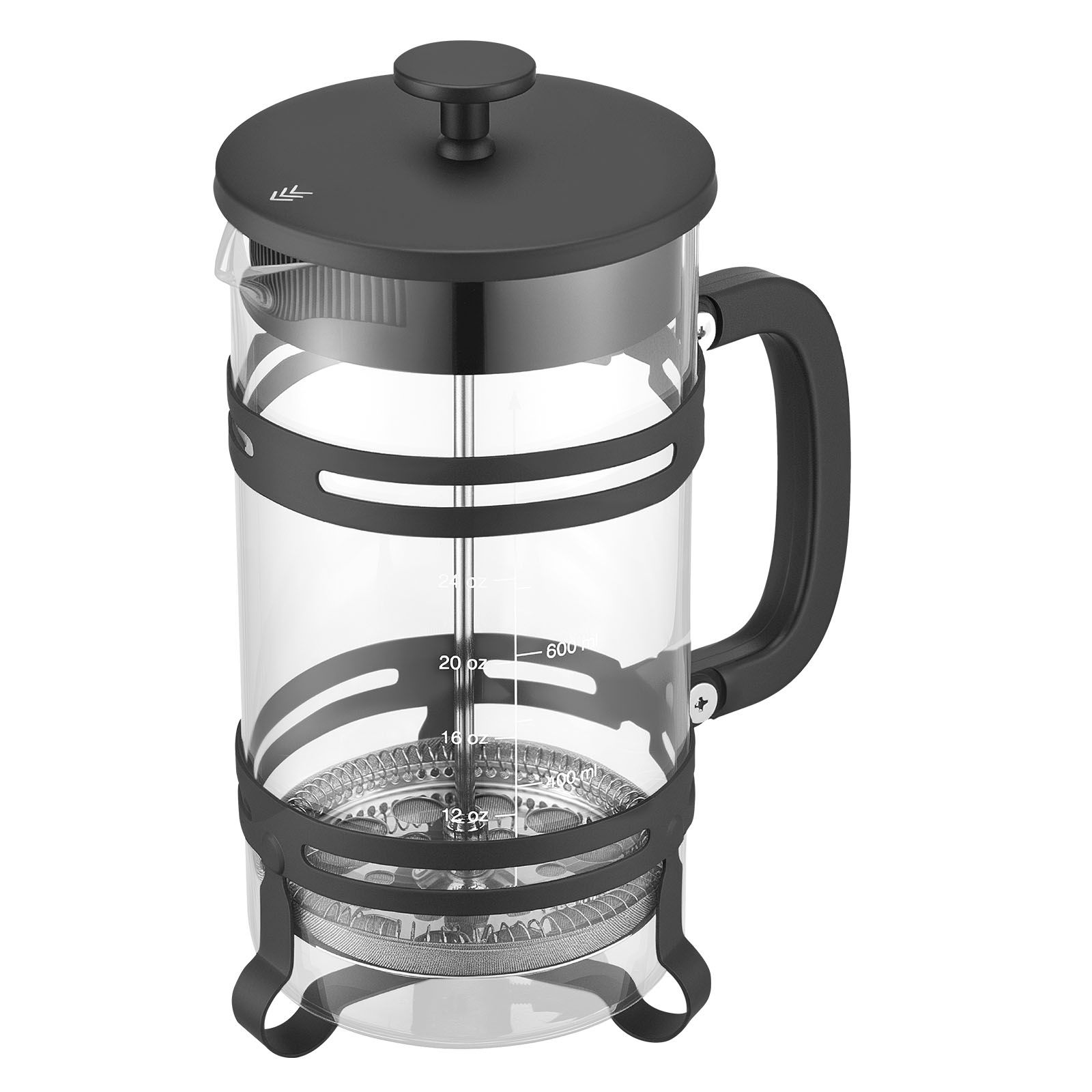 French Press Glass - Caffettiera French Press, 1 Litro (34