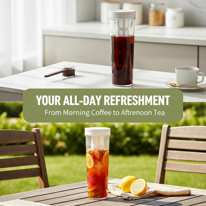 Cold Brew Bottle - Caffettiera manuale da 1L per Cold