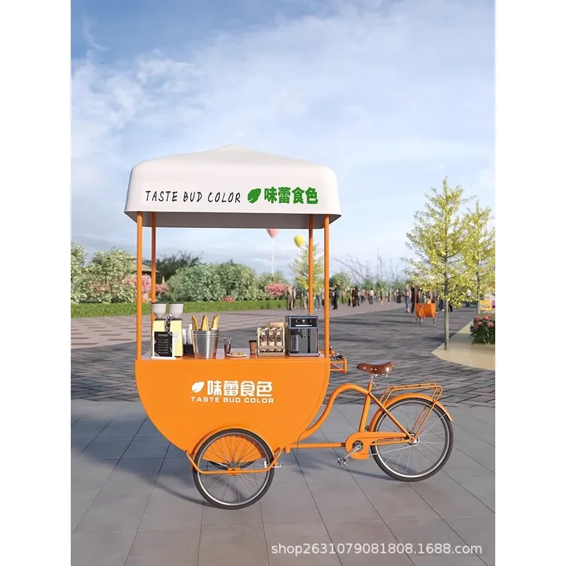 Coffee Tea Milk - Carretto Mobile per Alimenti da Esterno,