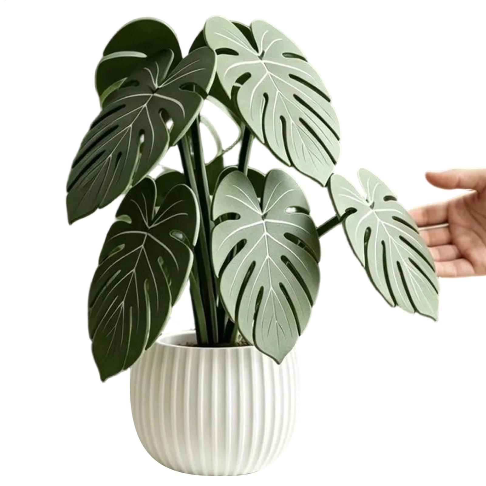 Coffee Tea Holders - Sottobicchiere a Forma di Foglia Artificiale,