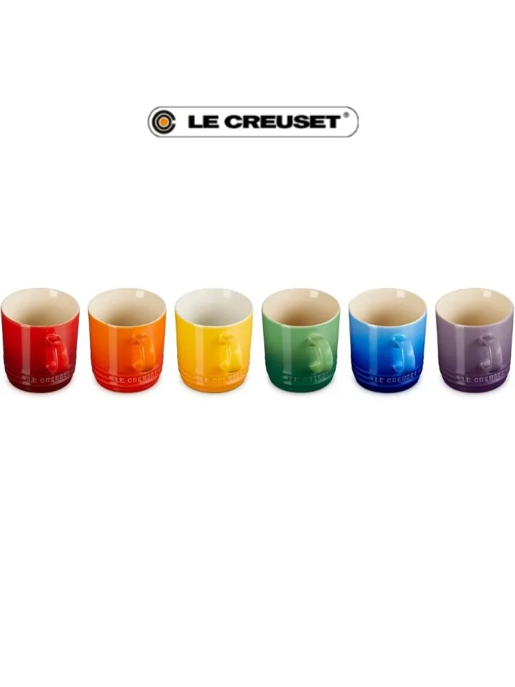 Mug Tea Coffee - Tazza da Cappuccino Le Creuset Rainbow