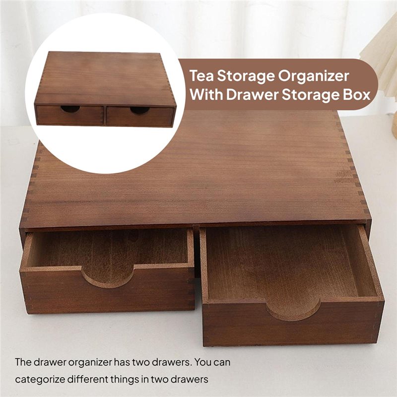 Organizzatore in Legno TFTP pe - Coffee Tea Drawer Organizer recensione e prezzo