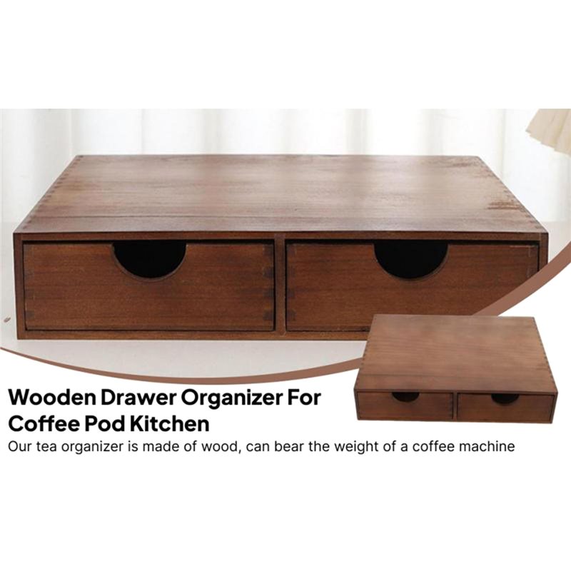 Organizzatore in Legno TFTP pe - Coffee Tea Drawer Organizer recensione e prezzo