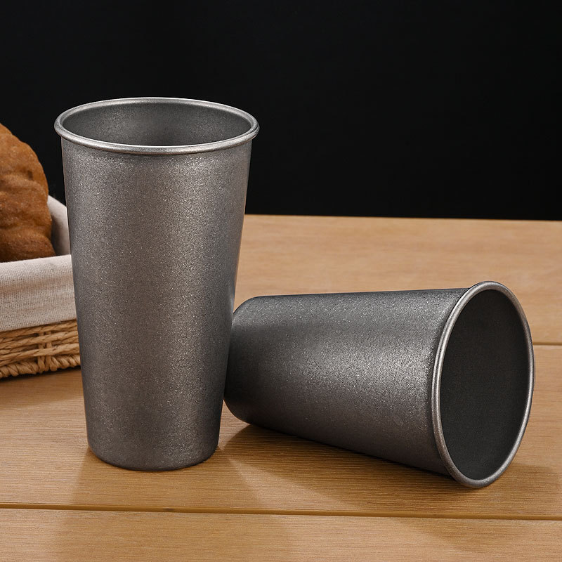 Bicchieri Retrò in Acciaio Ino - Mug Tea Coffee recensione e prezzo