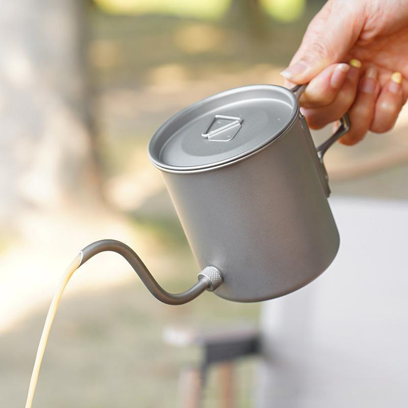 Bollitore per caffè in titanio - Pour Over Kettle recensione e prezzo