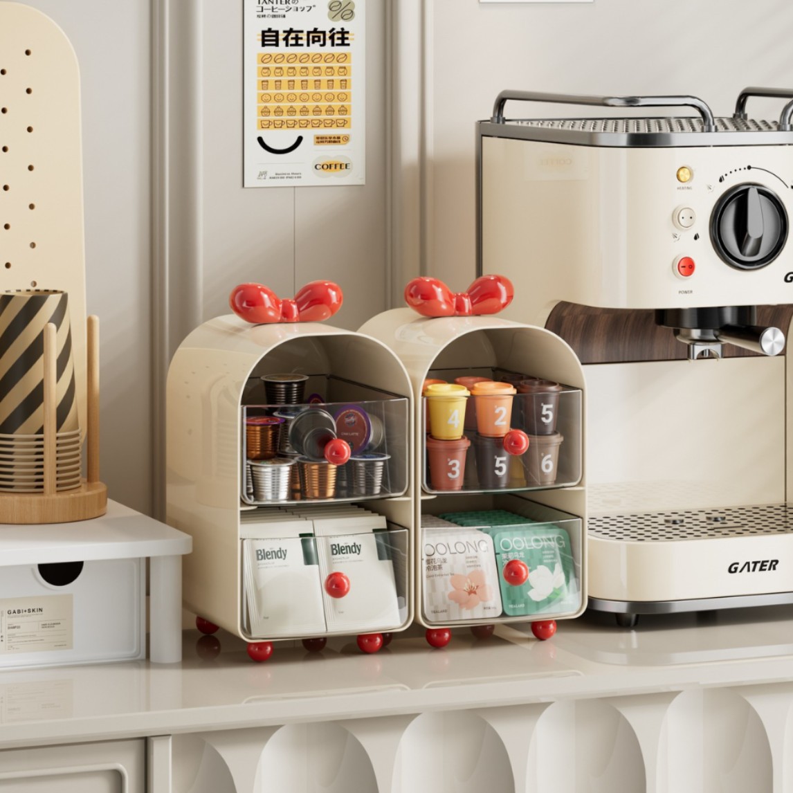 Organizzatore per Capsule di C - Coffee Tea Drawer Organizer recensione e prezzo